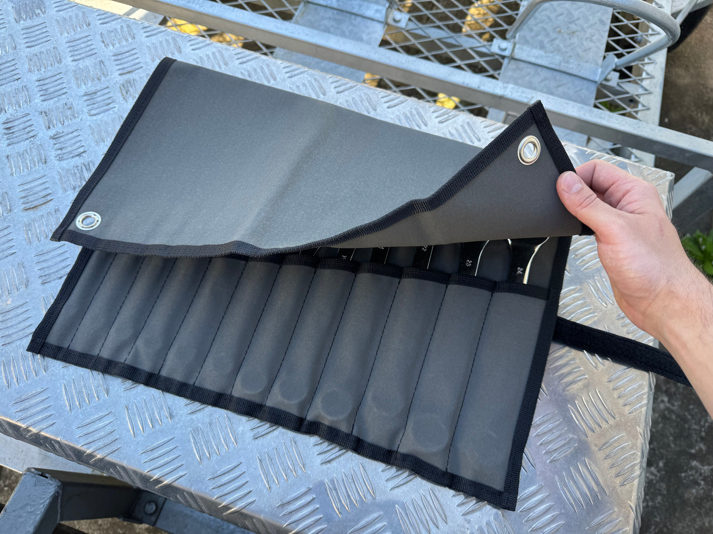 Canvas Spanner Roll - 12 Pocket