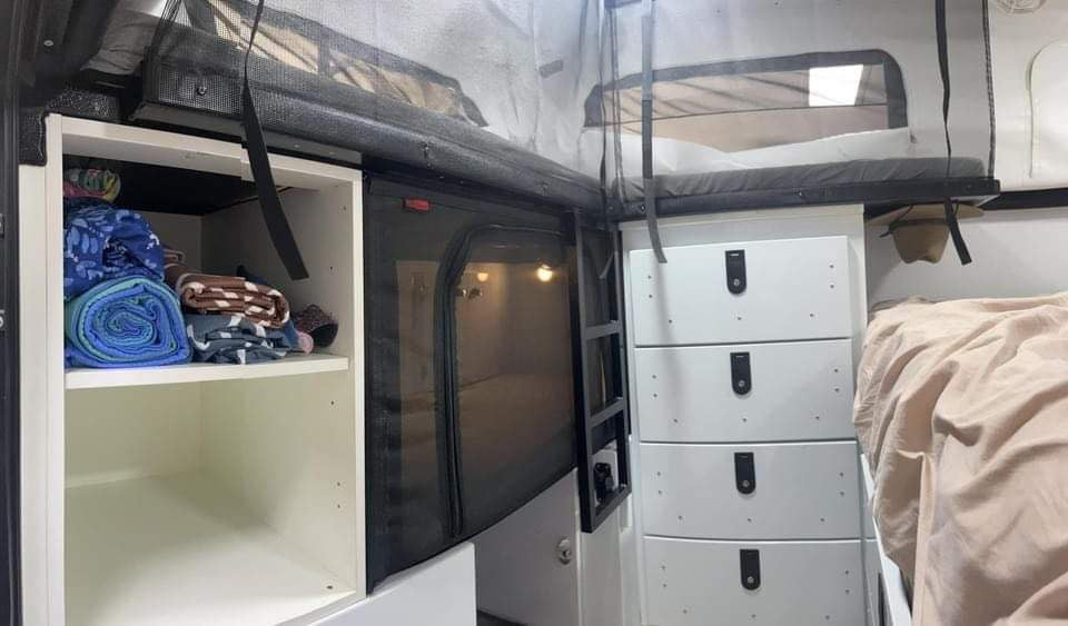 Caravan Bunk Safety Net